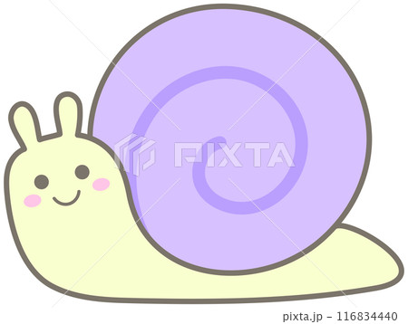 Cute kid pastel hand drawn magic fairy forest element snail Cute kid pastel hand drawn magic fairy forest element snail 116834440