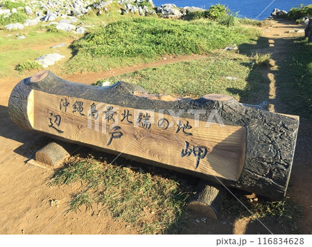 沖縄本島最北端の絶景 辺戸岬 116834628