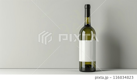 White Wine Bottle Mockup 116834823