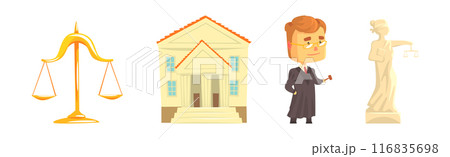 Lawyer Profession Object and Different Attribute Vector Set Lawyer Profession Object and Different Attribute Vector Set 116835698