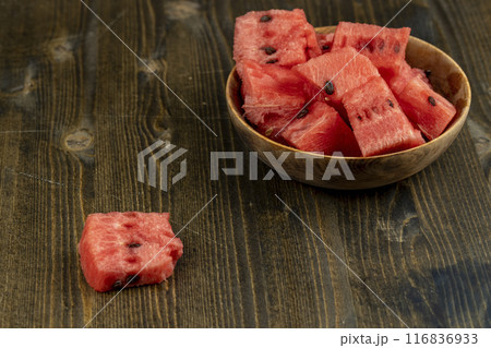 fresh watermelon cooked for nutrition 116836933