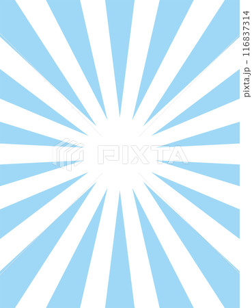 縦向きの青い集中線の背景フレームイラスト 縦向きの青い集中線の背景フレームイラスト 116837314