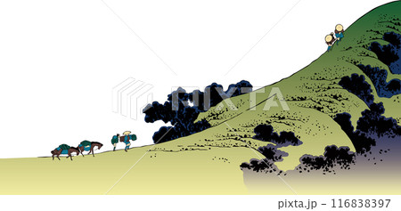 峠を旅する人 峠を旅する人 116838397