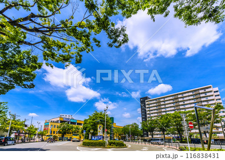 日本の東京都市景観 7月。町田市のJR横浜線 成瀬駅前などを望む=21日 日本の東京都市景観 7月。町田市のJR横浜線 成瀬駅前などを望む=21日 116838431