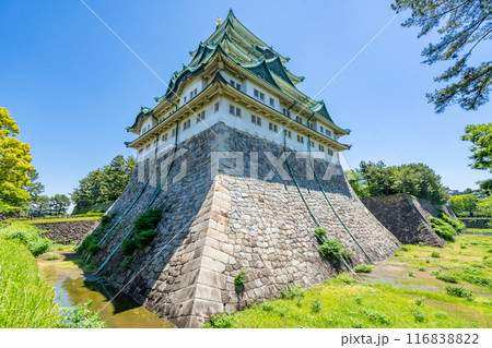 特別史跡　名古屋城　天守閣　石垣 116838822