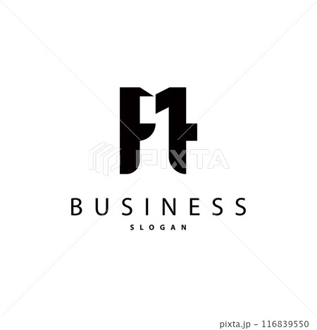 Initial HM Letter Logo, Modern and Luxury Vector Minimalist MH Logo Template Initial HM Letter Logo, Modern and Luxury Vector Minimalist MH Logo Template 116839550