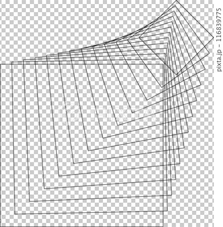 Square dynamic lines shape. Technology concept Square dynamic lines shape. Technology concept 116839775