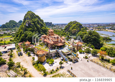 Quan The Am Pagoda in Da Nang, marble mountains, Vietnam Quan The Am Pagoda in Da Nang, marble mountains, Vietnam 116839905