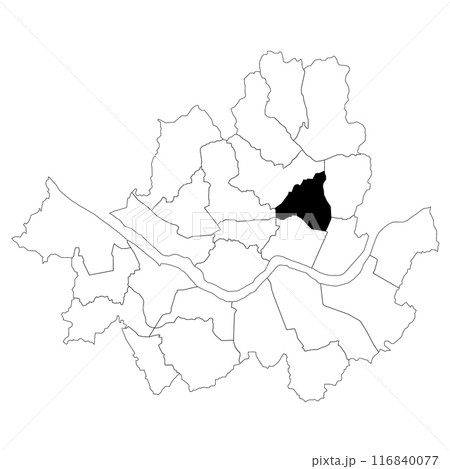 dongdaemun-gu map. Seoul district map, administrative map of Seoul city 116840077