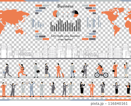 Business illustration collection Business illustration collection 116840161