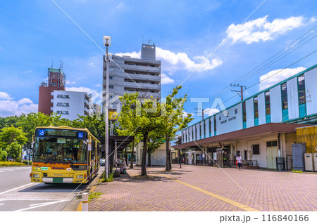 日本の東京都市景観 7月。町田市の横浜線 成瀬駅などを望む=21日 日本の東京都市景観 7月。町田市の横浜線 成瀬駅などを望む=21日 116840166