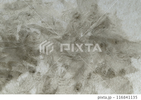 ちぎり和紙による濃淡背景素材（グレー） 116841135
