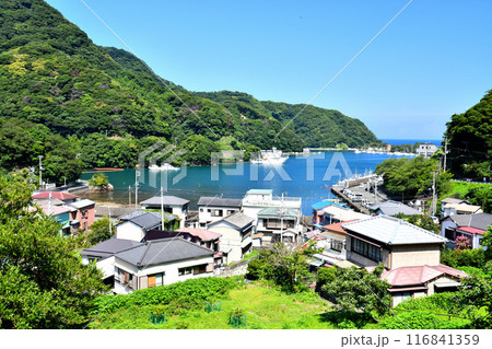 安良里港周辺を望む(静岡県西伊豆町)【2024.7】 安良里港周辺を望む(静岡県西伊豆町)【2024.7】 116841359