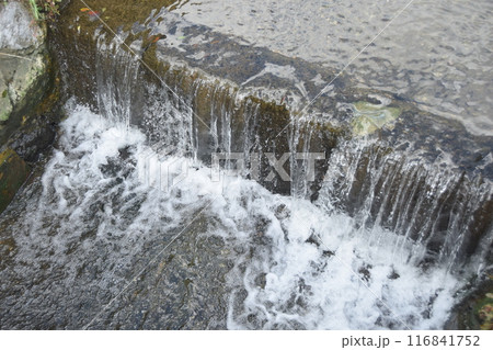 涼し気な用水路の流れ 116841752