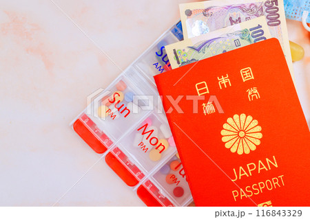 Healthcare in Japan is expensive requires pills capsules, at addition to Japanese passport Japanese yen Healthcare in Japan is expensive requires pills capsules, at addition to Japanese passport Japanese yen 116843329