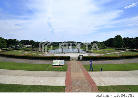 国営ひたちなか海浜公園の水のステージ 116843783