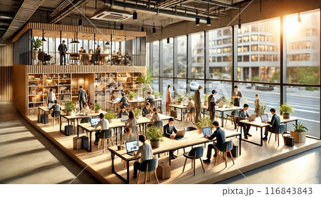次世代コワーキングスペース：クリエイティブなオアシス 116843843