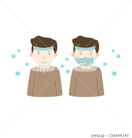 people wearing face masks  116844143