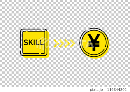 Image of earning money through skills and qualifications Image of earning money through skills and qualifications 116844202