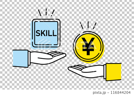 Image of earning money through skills and qualifications Image of earning money through skills and qualifications 116844204