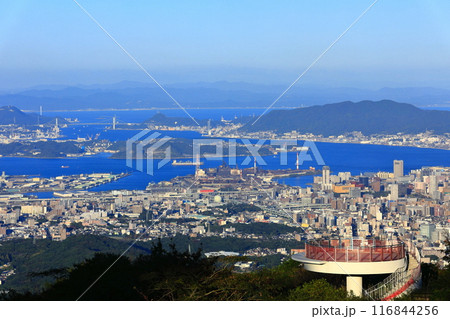 【福岡県】皿倉山展望台からみた北九州 116844256