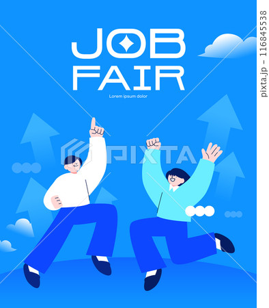 Business Jobfair Illustration Template 116845538