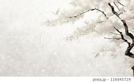 和、和風イメージ背景（AI生成素材） 116845729