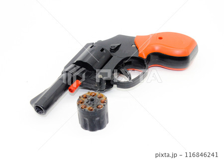 A picture of gun isolated on white background A picture of gun isolated on white background 116846241