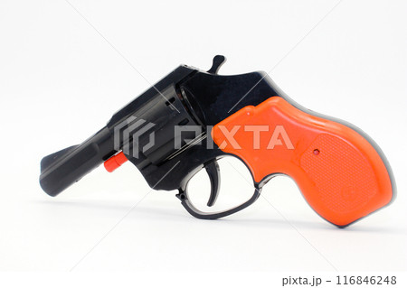 A picture of gun isolated on white background A picture of gun isolated on white background 116846248