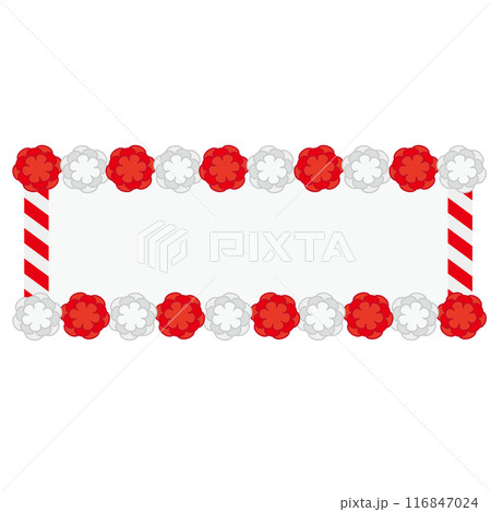 お花紙の看板フレーム4 116847024