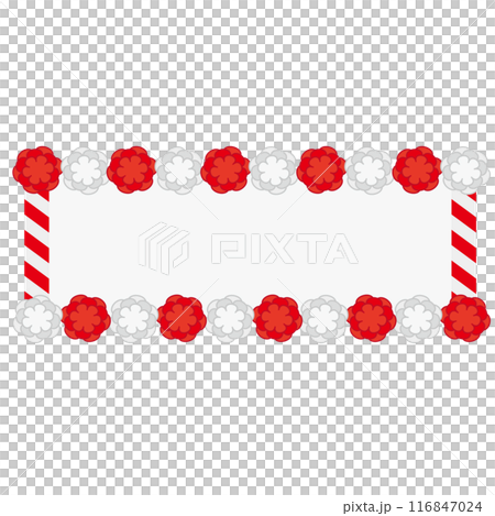お花紙の看板フレーム4 116847024
