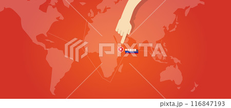 Bab el mandeb strait red sea blockade naval sea ship vessel freight container blocked from maritime access prohibit banned 116847193