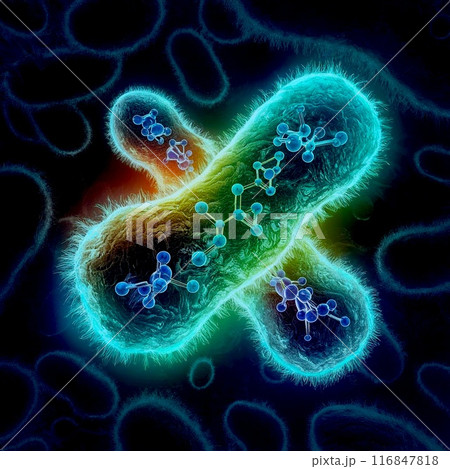 Electron microscope.Bacterial molecular structure,virus concept design 116847818