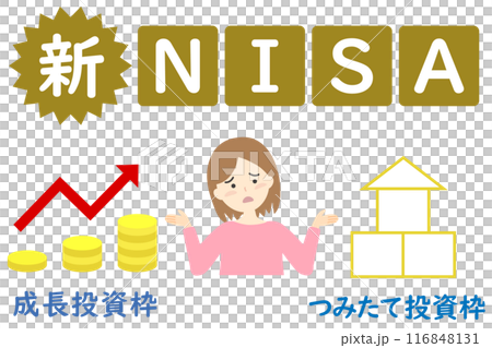 Women worried about the new NISA growth investment and regular investment limits 116848131