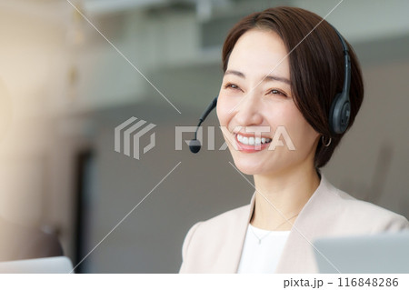 女性 ヘッドセット 女性 ヘッドセット 116848286