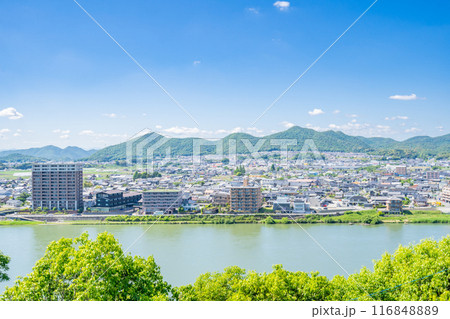 国宝・犬山城天守閣　360度回廊　北側 116848889