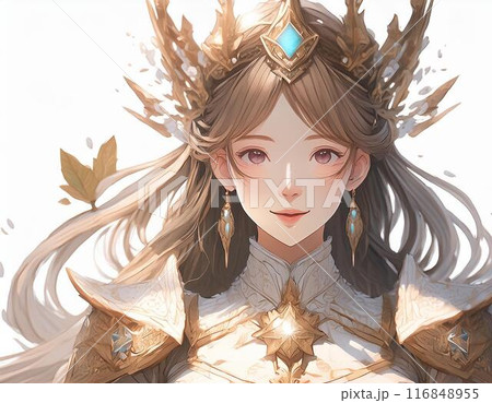 王冠を被った美しき王妃	 116848955