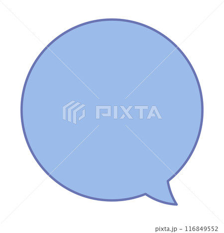 シンプルで使いやすいふきだし シンプルで使いやすいふきだし 116849552