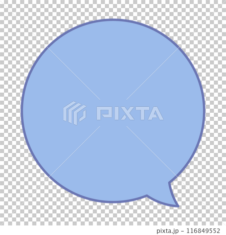 シンプルで使いやすいふきだし シンプルで使いやすいふきだし 116849552