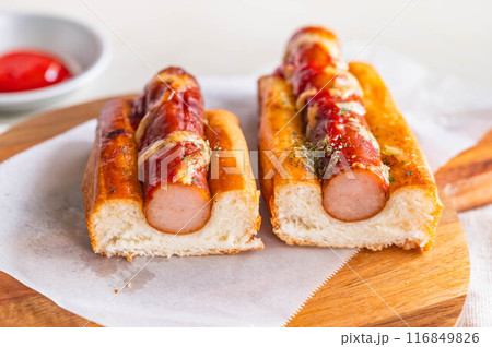 ソーセージパン 116849826