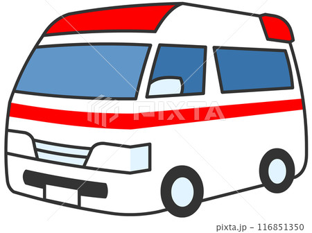 救急車イラストアイコン 救急車イラストアイコン 116851350