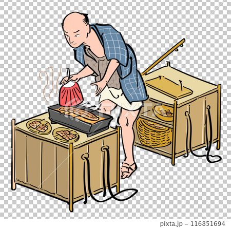 蒲焼き売り 116851694