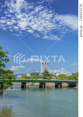 夏空の広島市 116853216