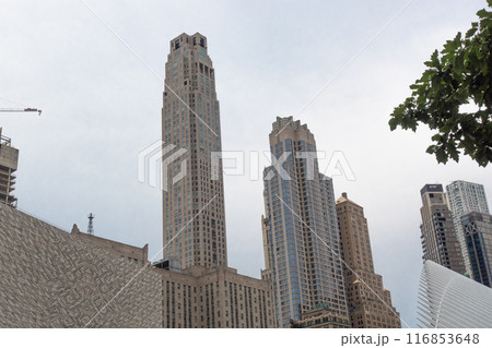 ワン・ワールド・トレード・センター付近の高層ビル(ニューヨーク) ワン・ワールド・トレード・センター付近の高層ビル(ニューヨーク) 116853648