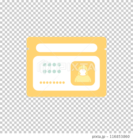 Driver's license illustration 116853860