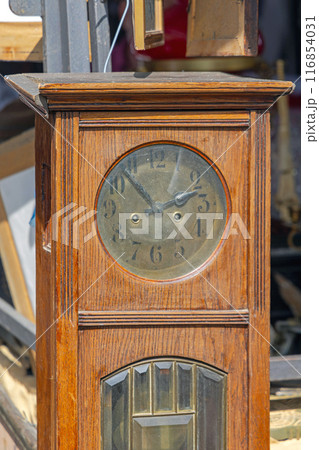 Grandfather Wooden Clock 116854031