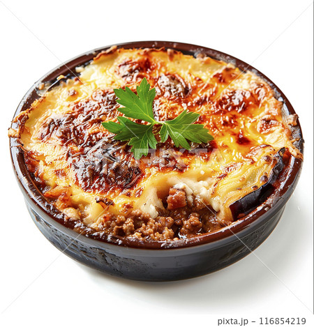 French dish julienne, close-up. Traditional French dish 116854219