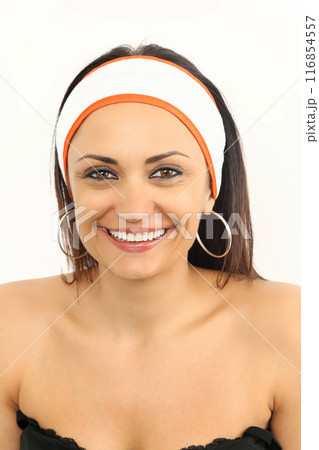 Big smile woman 116854557