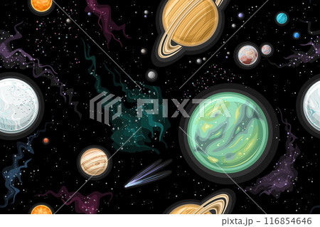 Vector Fantasy Space Card 116854646