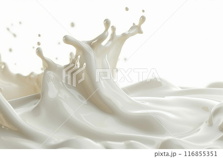 Milk white splash flow background Milk white splash flow background 116855351